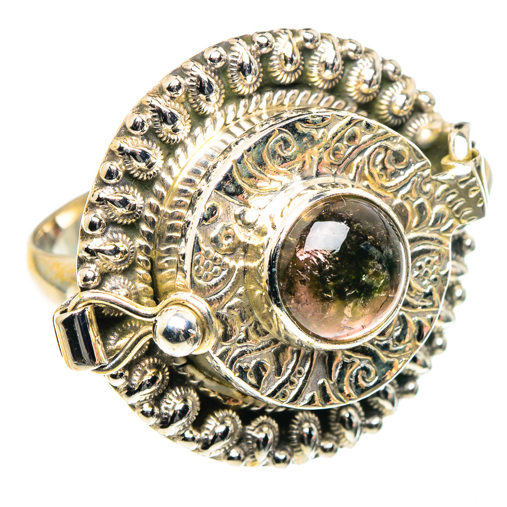 Watermelon Tourmaline Rings handcrafted by Anasilvercos - RING87806
