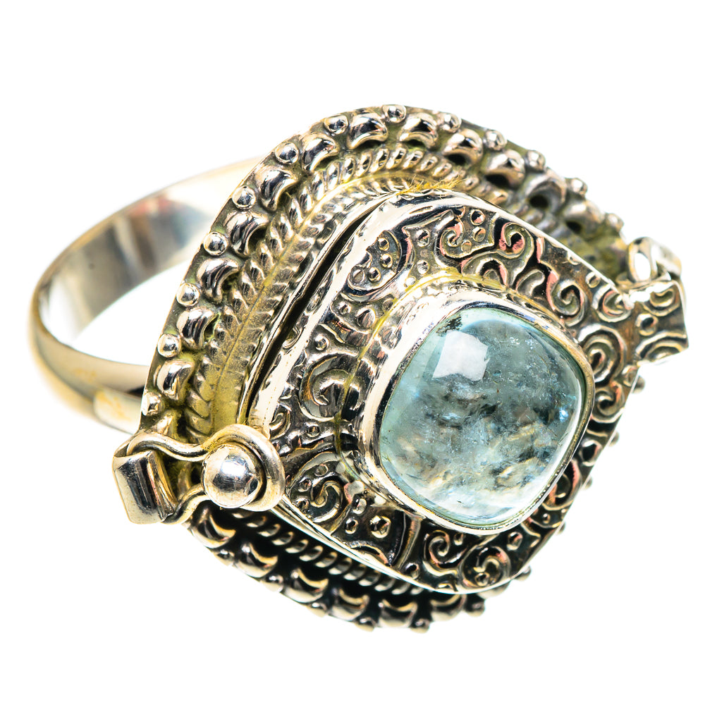Aquamarine Rings handcrafted by Anasilvercos - RING87815