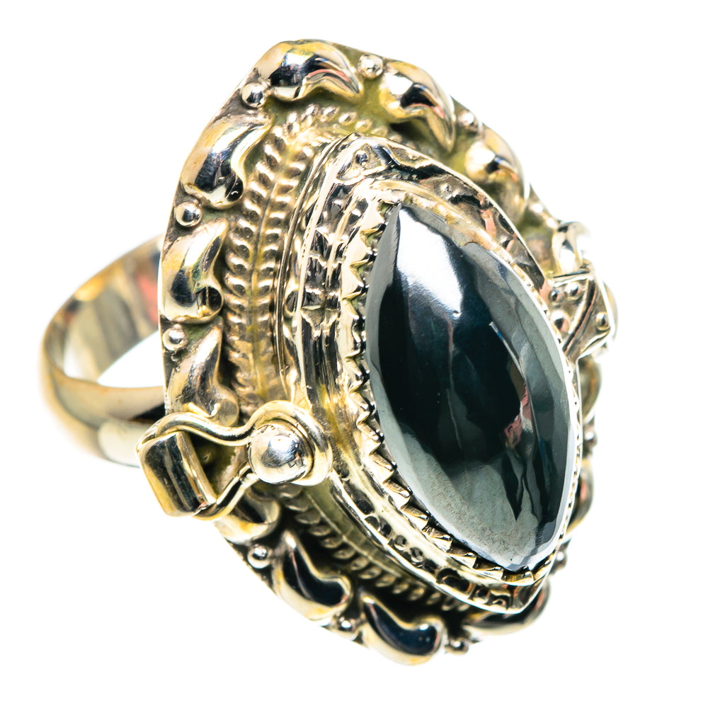 Hematite Rings handcrafted by Anasilvercos - RING87816