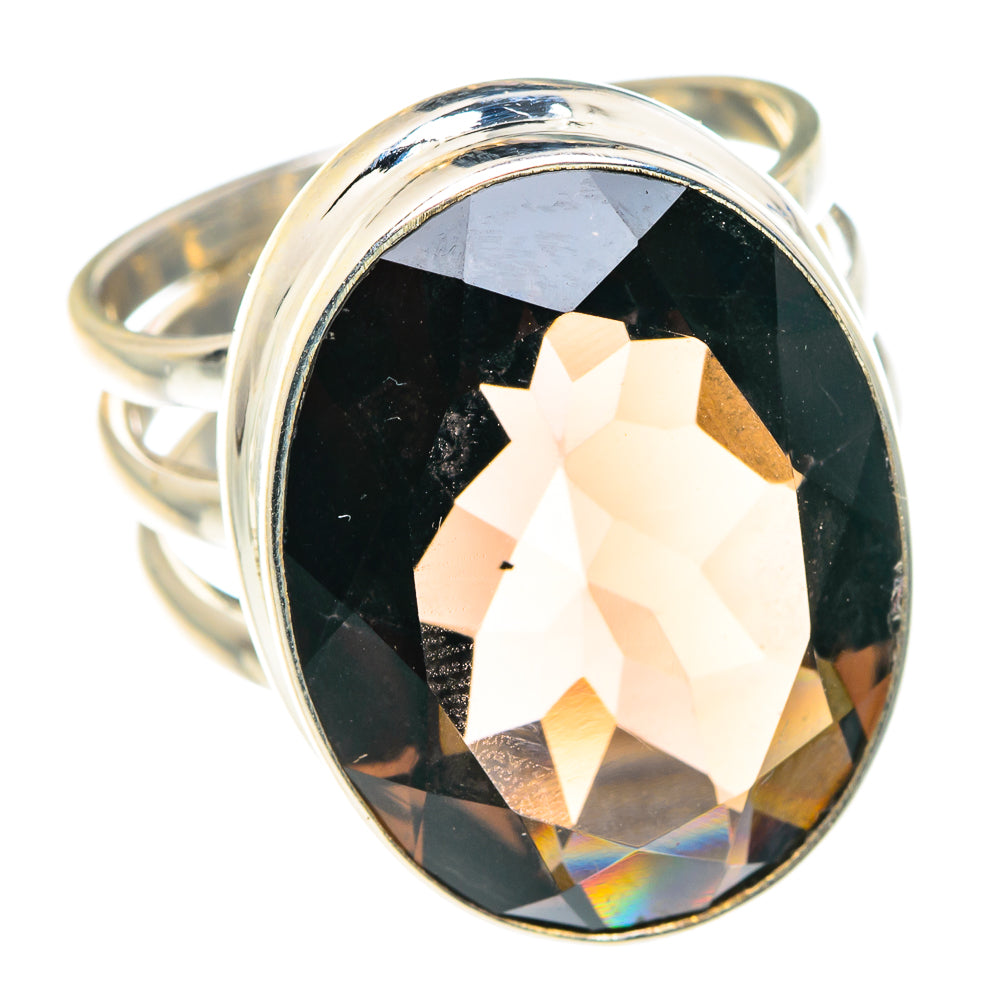 Smoky Quartz Rings handcrafted by Anasilvercos - RING87832