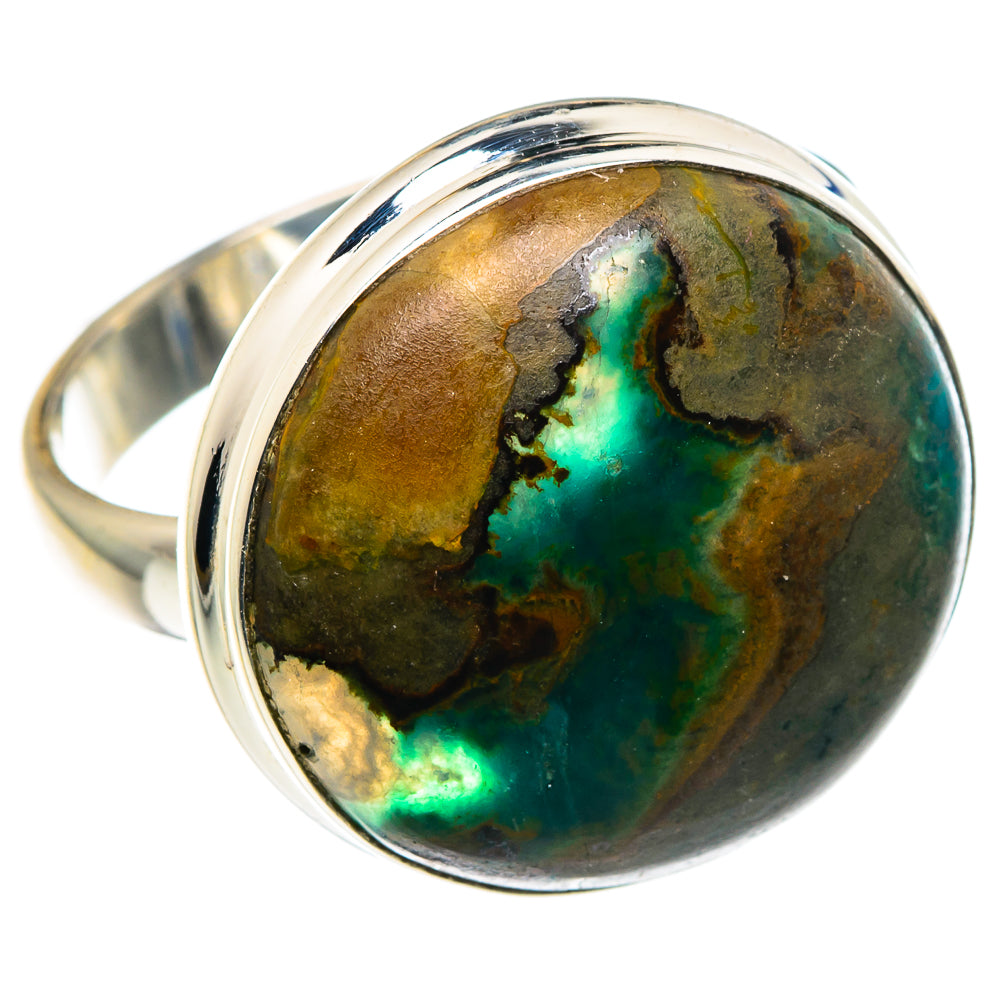 Chrysoprase Rings handcrafted by Anasilvercos - RING87846