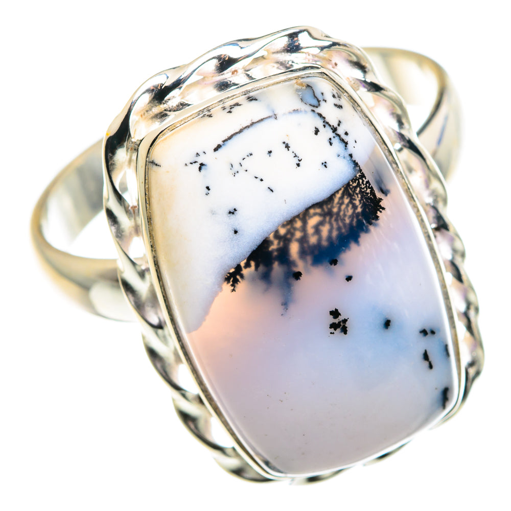 Dendritic Opal Rings handcrafted by Anasilvercos - RING87862