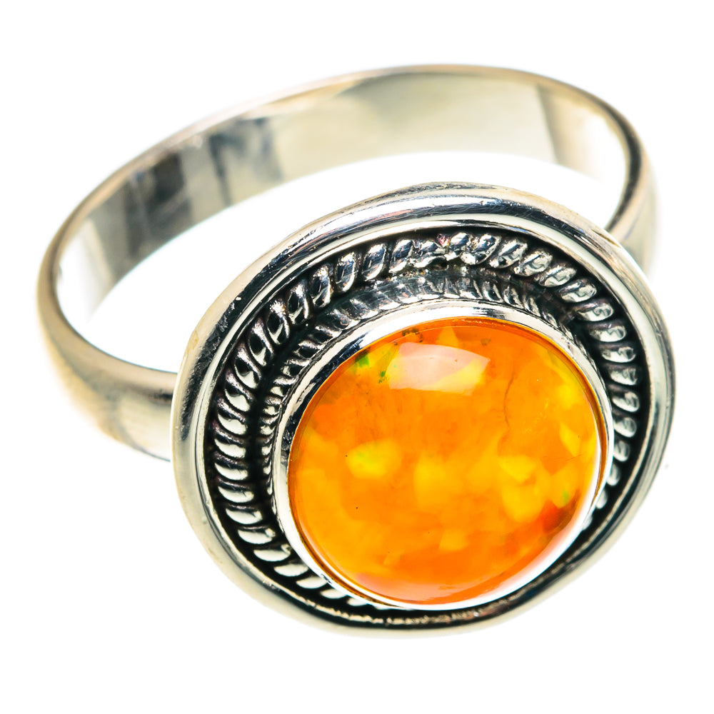 Ethiopian Opal Rings handcrafted by Anasilvercos - RING87864