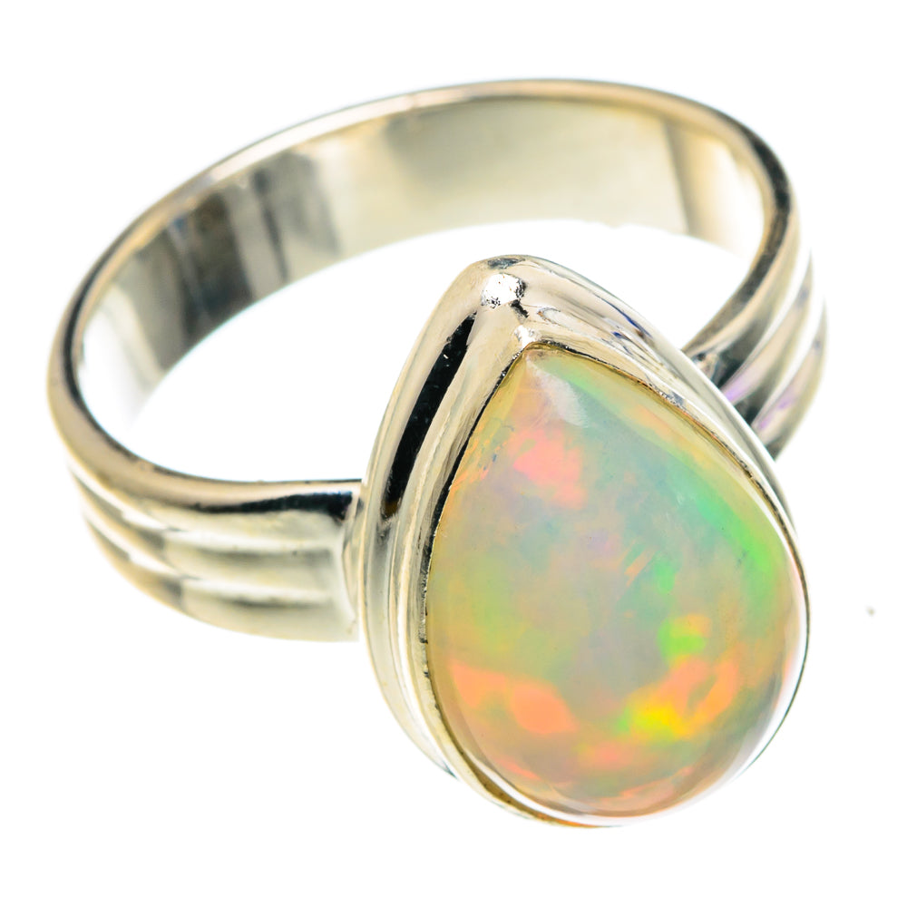 Ethiopian Opal Rings handcrafted by Anasilvercos - RING87865