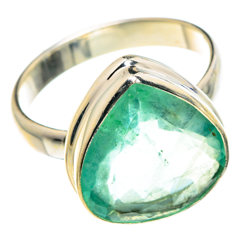 Green Fluorite Rings handcrafted by Anasilvercos - RING87886 - Photo 2