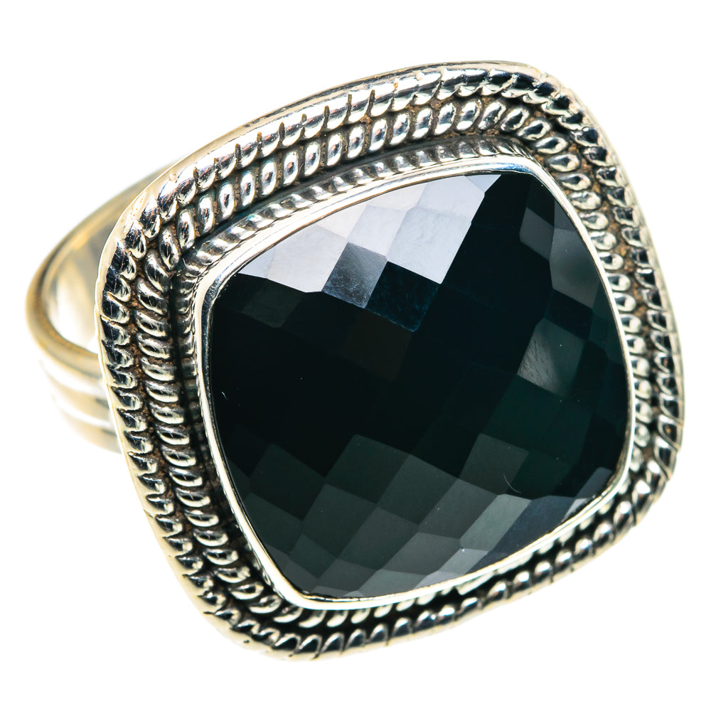 Black Onyx Rings handcrafted by Anasilvercos - RING87923 - Photo 2
