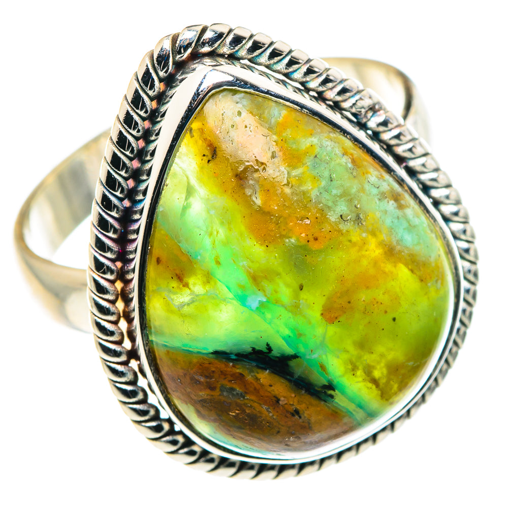 Peruvian Opal Rings handcrafted by Anasilvercos - RING87951