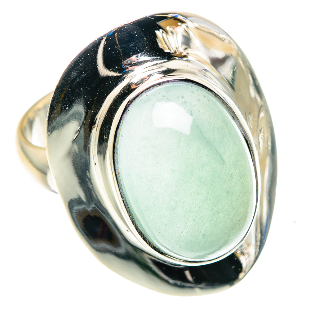 Aqua Chalcedony Rings handcrafted by Anasilvercos - RING87952