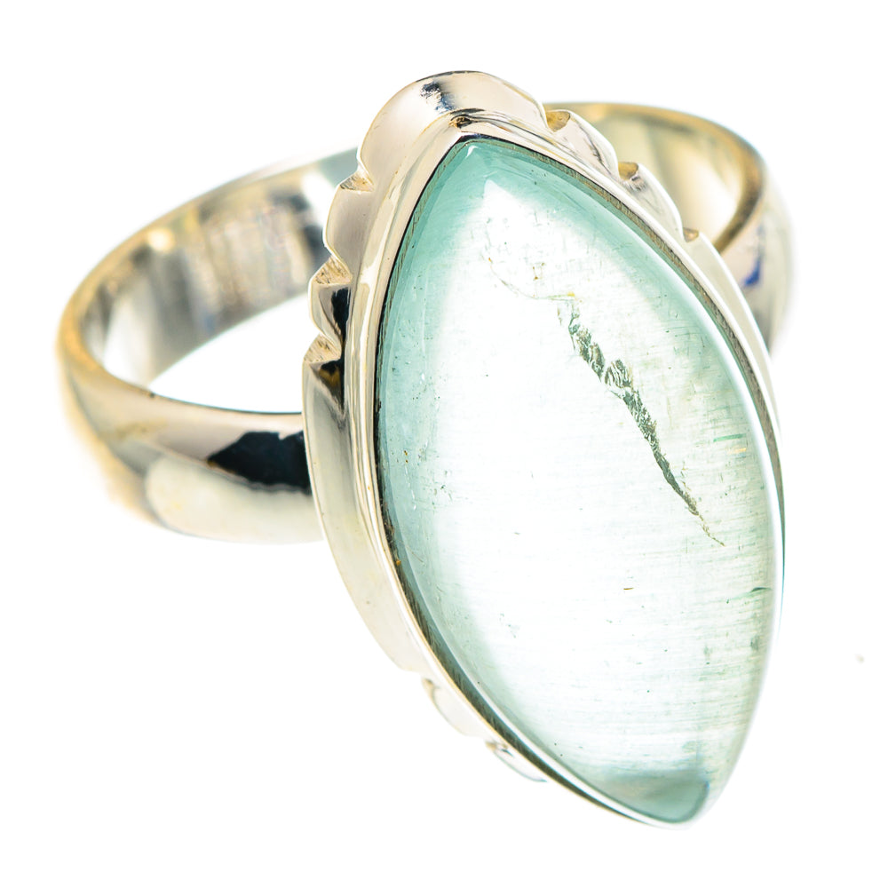 Aqua Chalcedony Rings handcrafted by Anasilvercos - RING87953