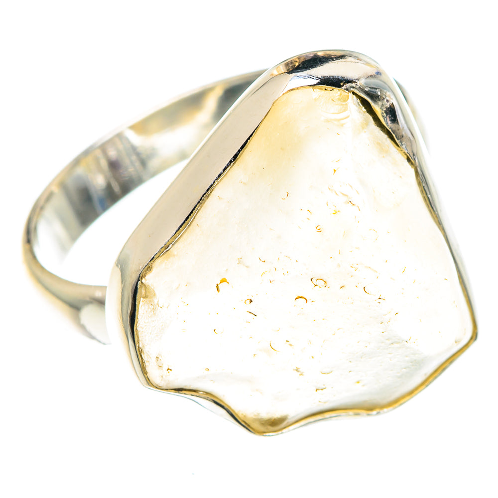 Libyan Desert Glass Rings handcrafted by Anasilvercos - RING87982