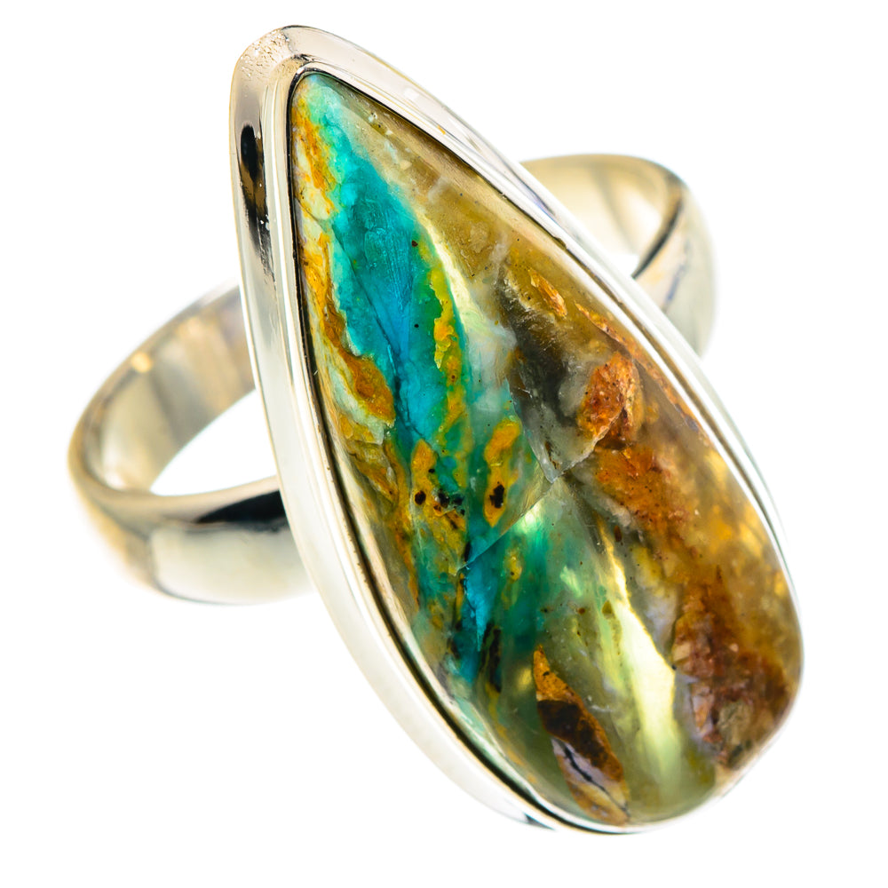 Peruvian Opal Rings handcrafted by Anasilvercos - RING87983