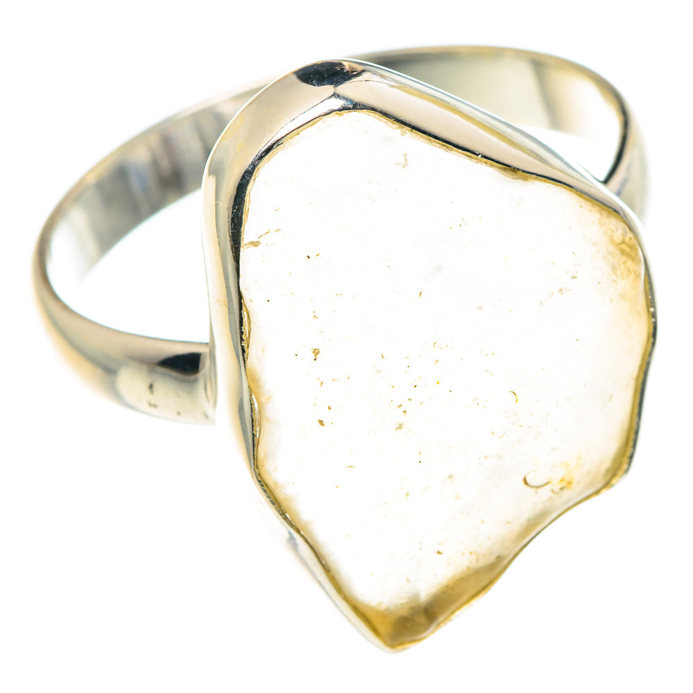 Libyan Desert Glass Rings handcrafted by Anasilvercos - RING87991 - Photo 2