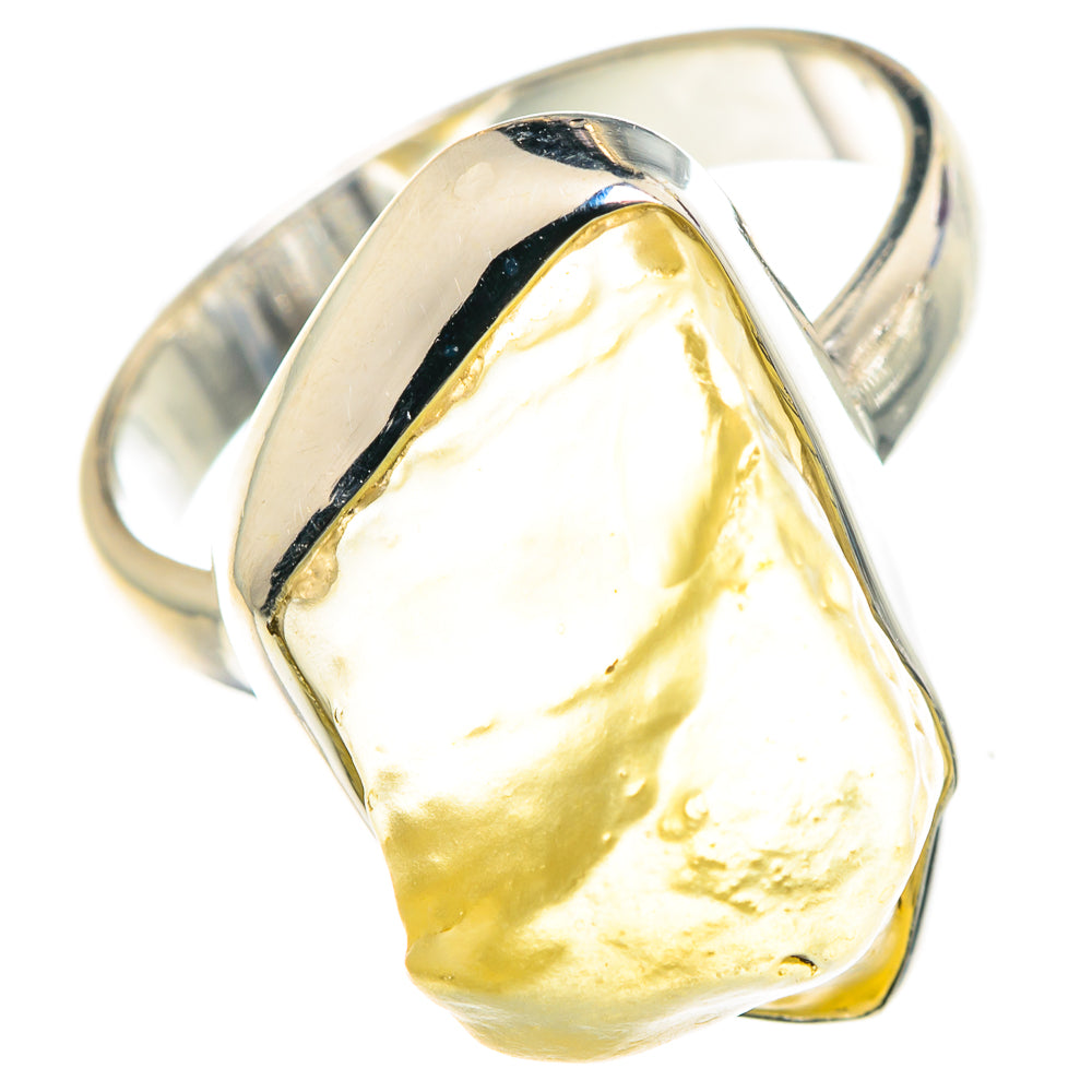 Libyan Desert Glass Rings handcrafted by Anasilvercos - RING88000 - Photo 2