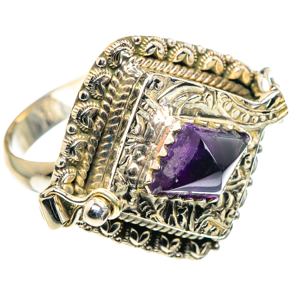 Amethyst Rings handcrafted by Anasilvercos - RING88048