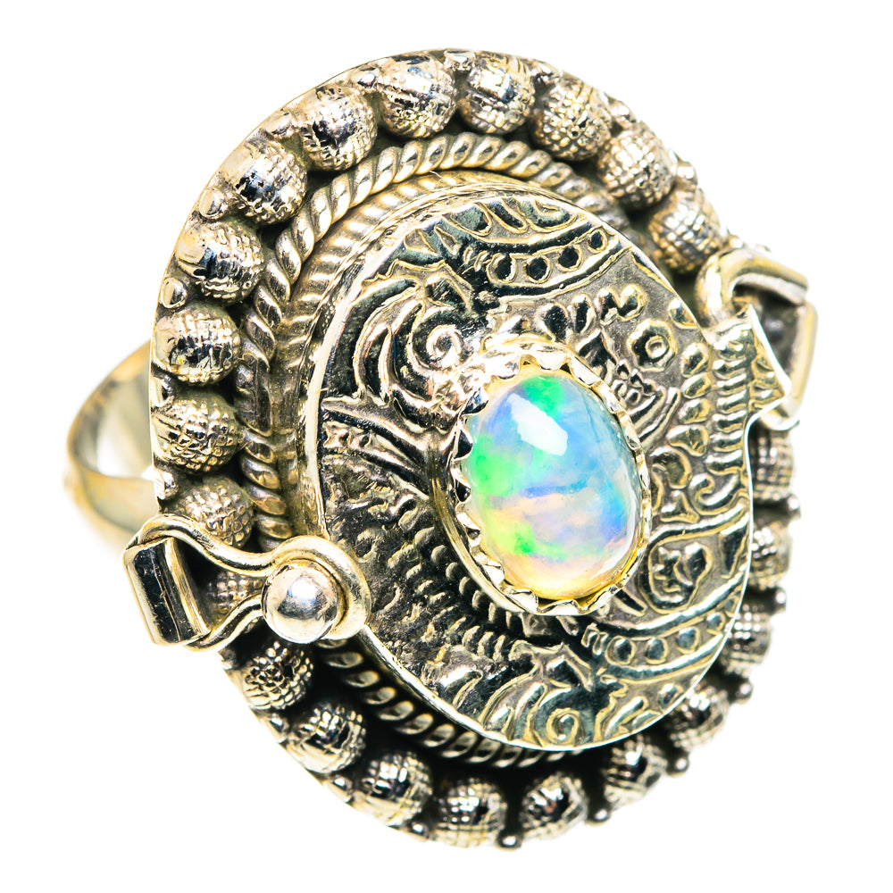 Ethiopian Opal Rings handcrafted by Anasilvercos - RING88061
