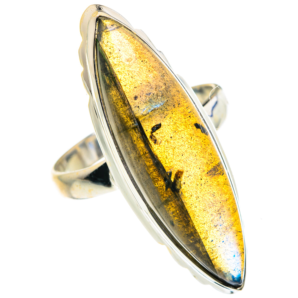 Labradorite Rings handcrafted by Anasilvercos - RING88068