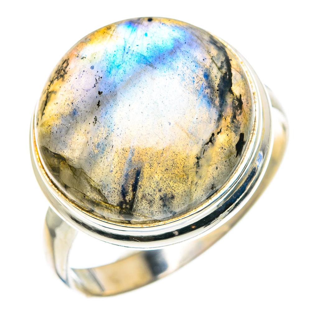 Labradorite Rings handcrafted by Anasilvercos - RING88095