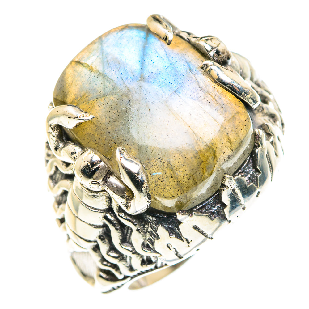 Labradorite Rings handcrafted by Anasilvercos - RING88097