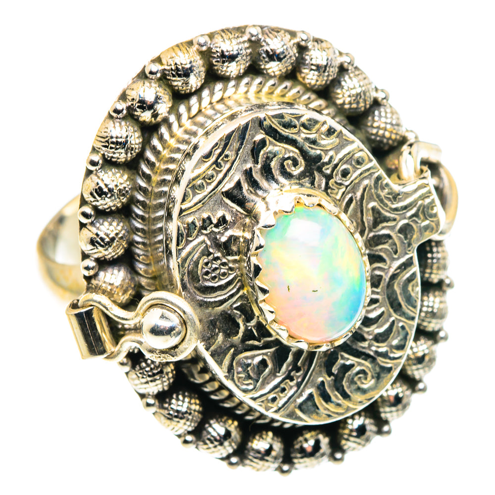 Ethiopian Opal Rings handcrafted by Anasilvercos - RING88115
