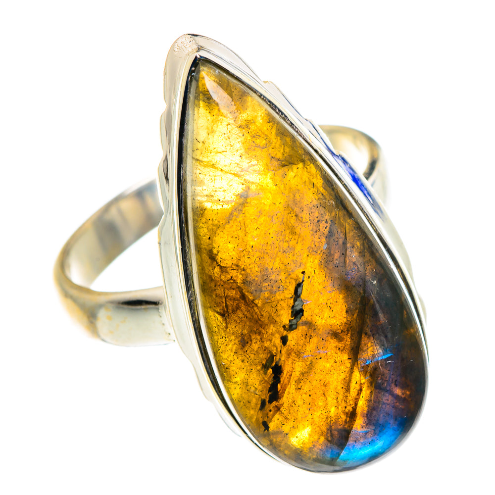 Labradorite Rings handcrafted by Anasilvercos - RING88122