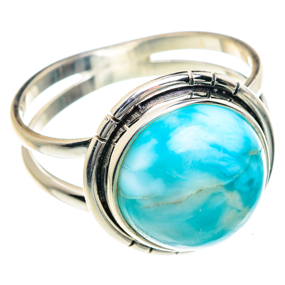 Larimar Rings handcrafted by Anasilvercos - RING88131