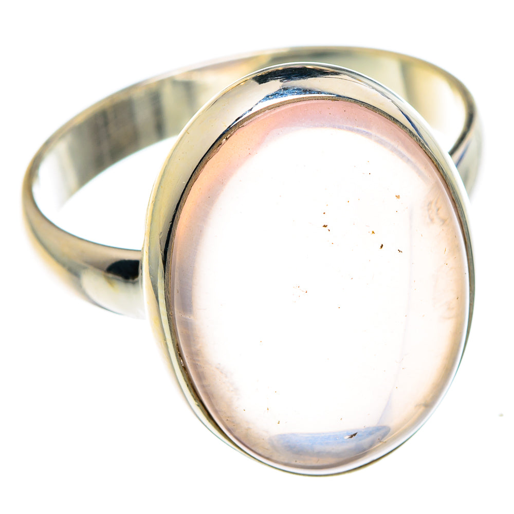 Rose Quartz Rings handcrafted by Anasilvercos - RING88148