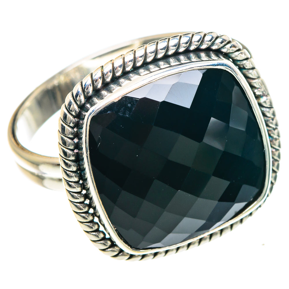 Black Onyx Rings handcrafted by Anasilvercos - RING88156 - Photo 2