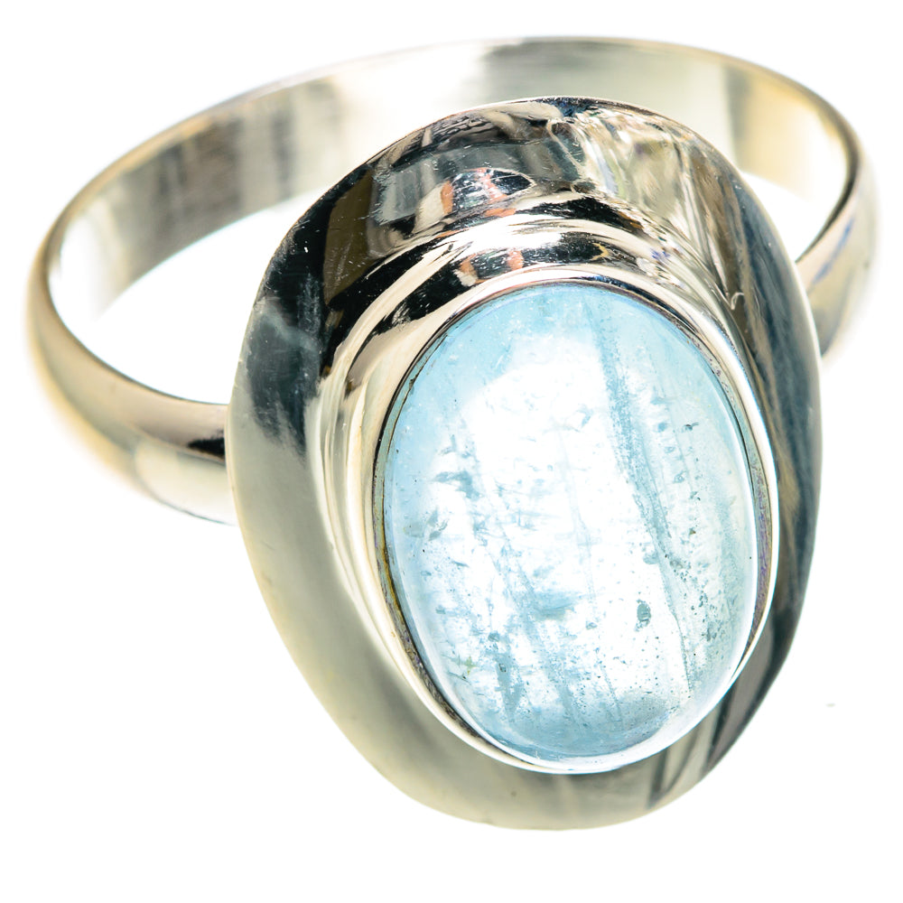 Aquamarine Rings handcrafted by Anasilvercos - RING88166