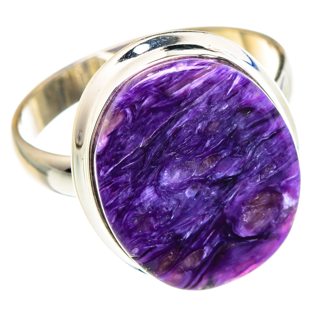 Charoite Rings handcrafted by Anasilvercos - RING88182