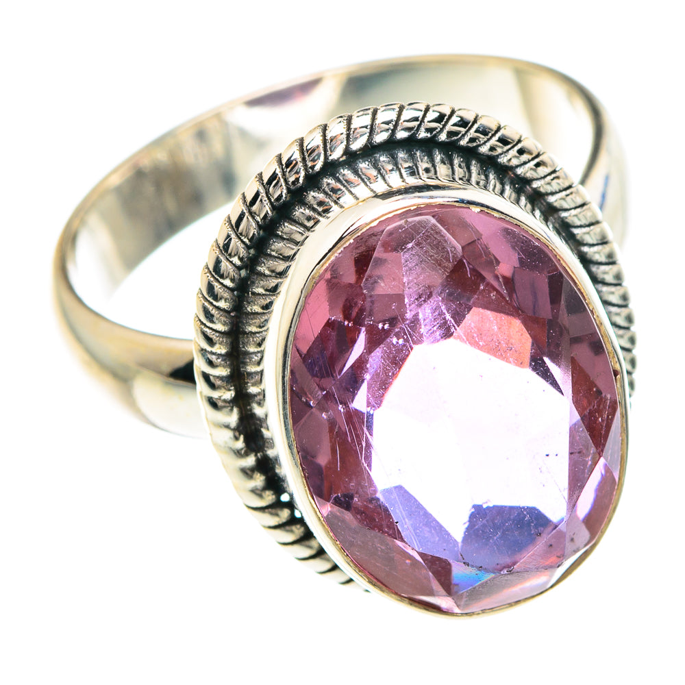 Color Change Alexandrite (Lab.) Rings handcrafted by Anasilvercos - RING88183