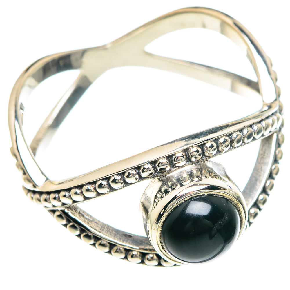Black Onyx Rings handcrafted by Anasilvercos - RING88187