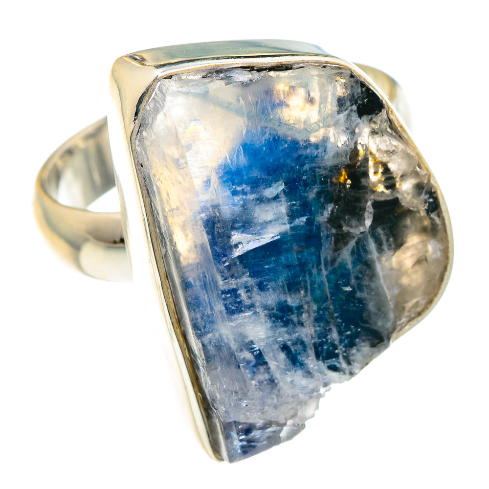 Rainbow Moonstone Rings handcrafted by Anasilvercos - RING88188