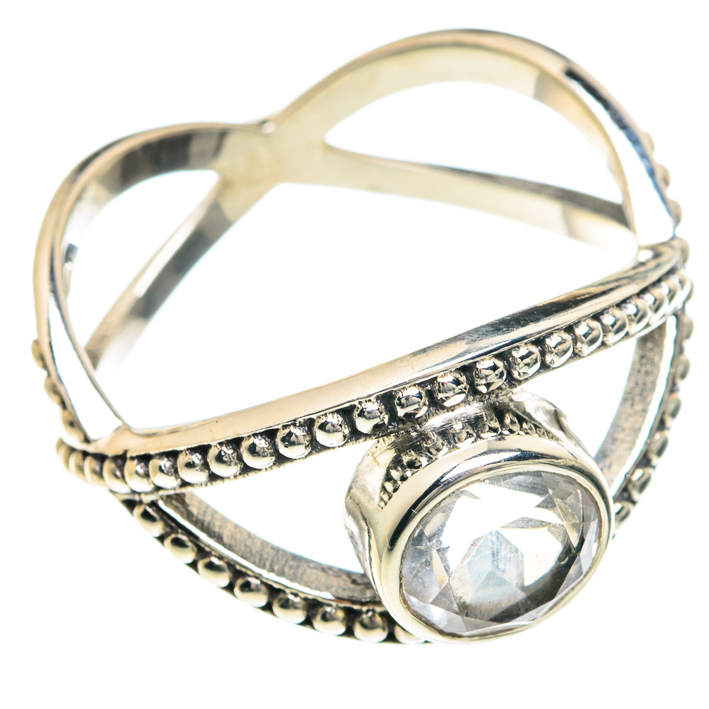 White Quartz Rings handcrafted by Anasilvercos - RING88189