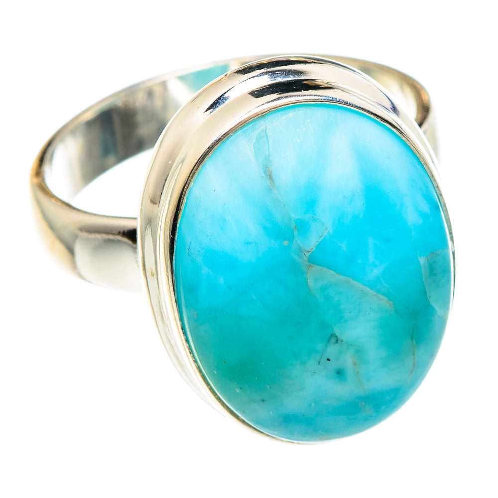 Larimar Rings handcrafted by Anasilvercos - RING88197