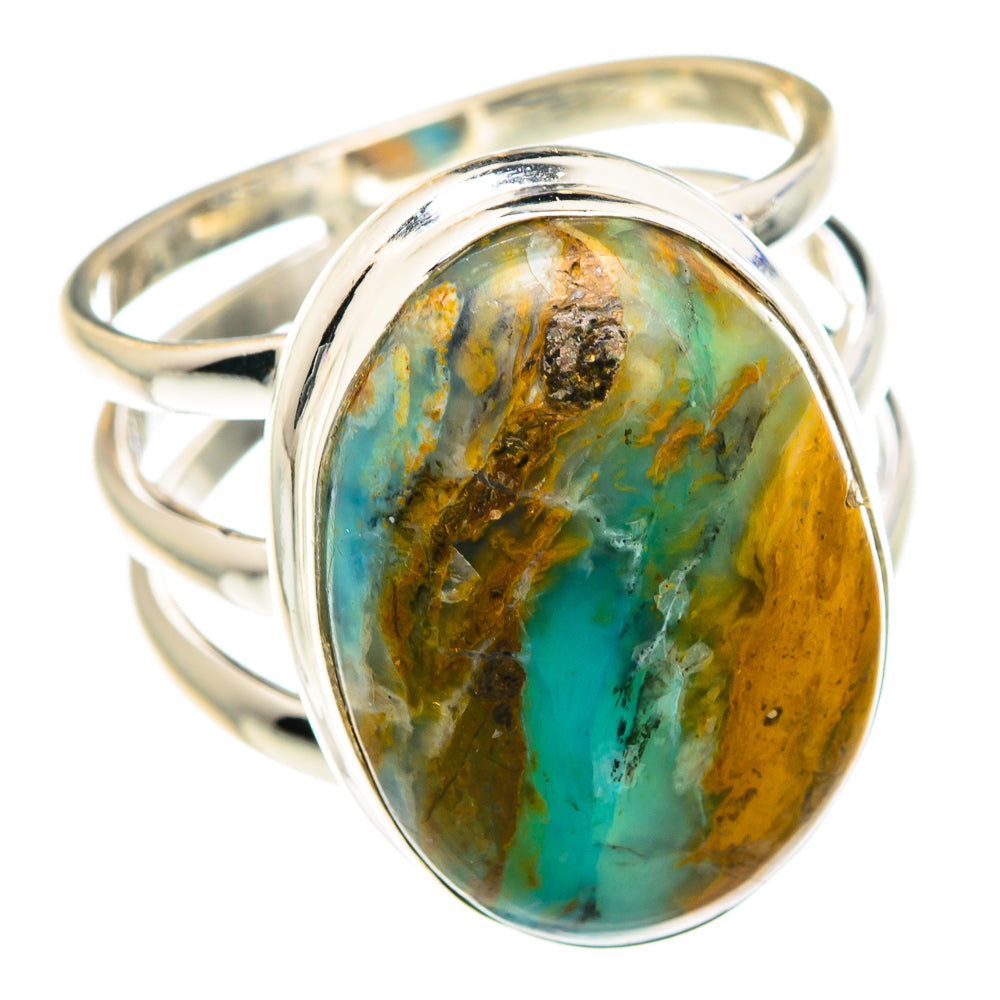 Peruvian Opal Rings handcrafted by Anasilvercos - RING88201
