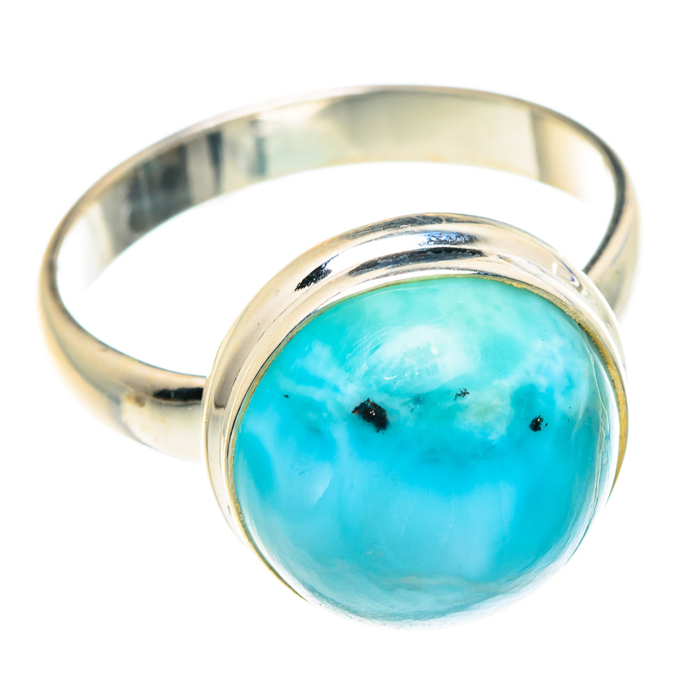 Larimar Rings handcrafted by Anasilvercos - RING88204