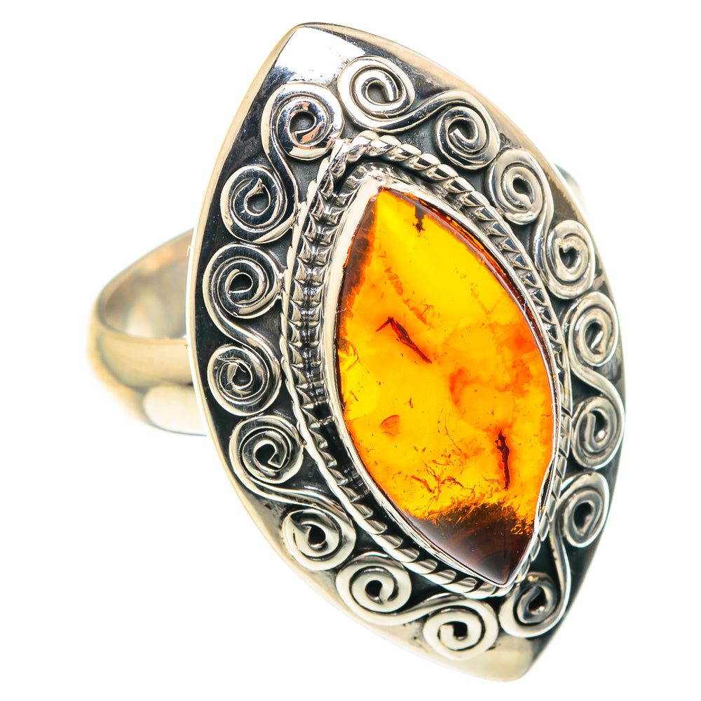 Baltic Amber Rings handcrafted by Anasilvercos - RING88209
