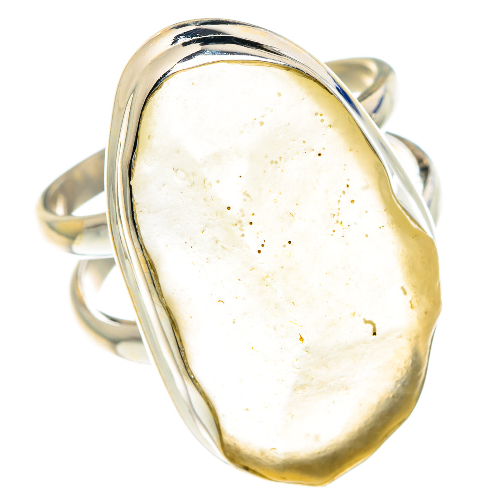 Libyan Desert Glass Rings handcrafted by Anasilvercos - RING88210