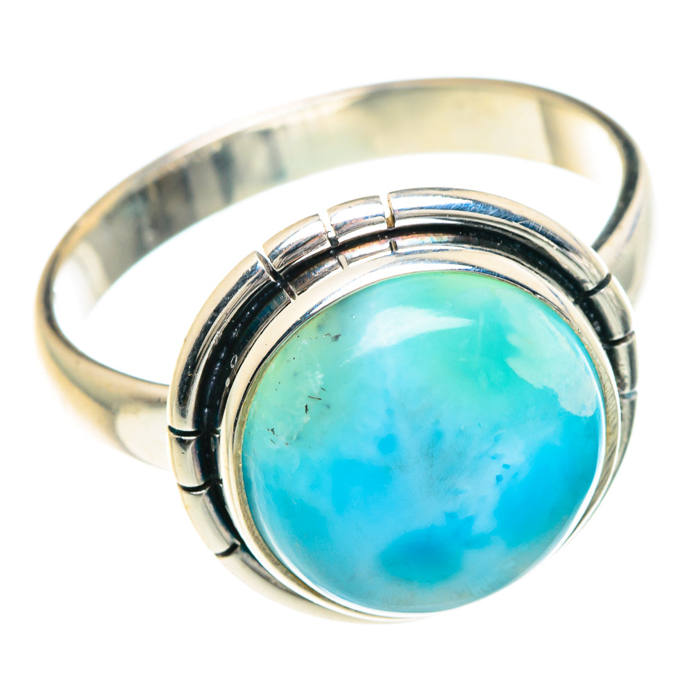 Larimar Rings handcrafted by Anasilvercos - RING88233