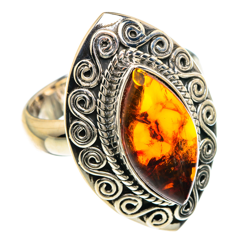 Baltic Amber Rings handcrafted by Anasilvercos - RING88238