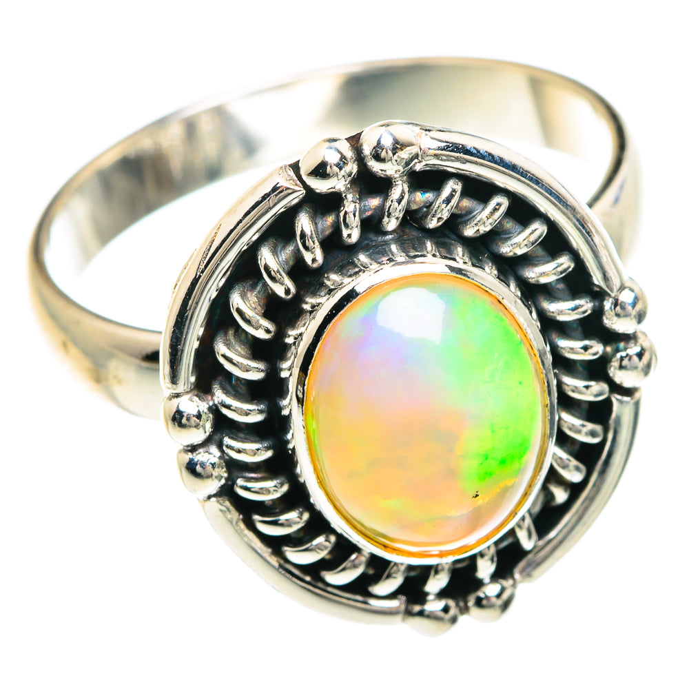 Ethiopian Opal Rings handcrafted by Anasilvercos - RING88250