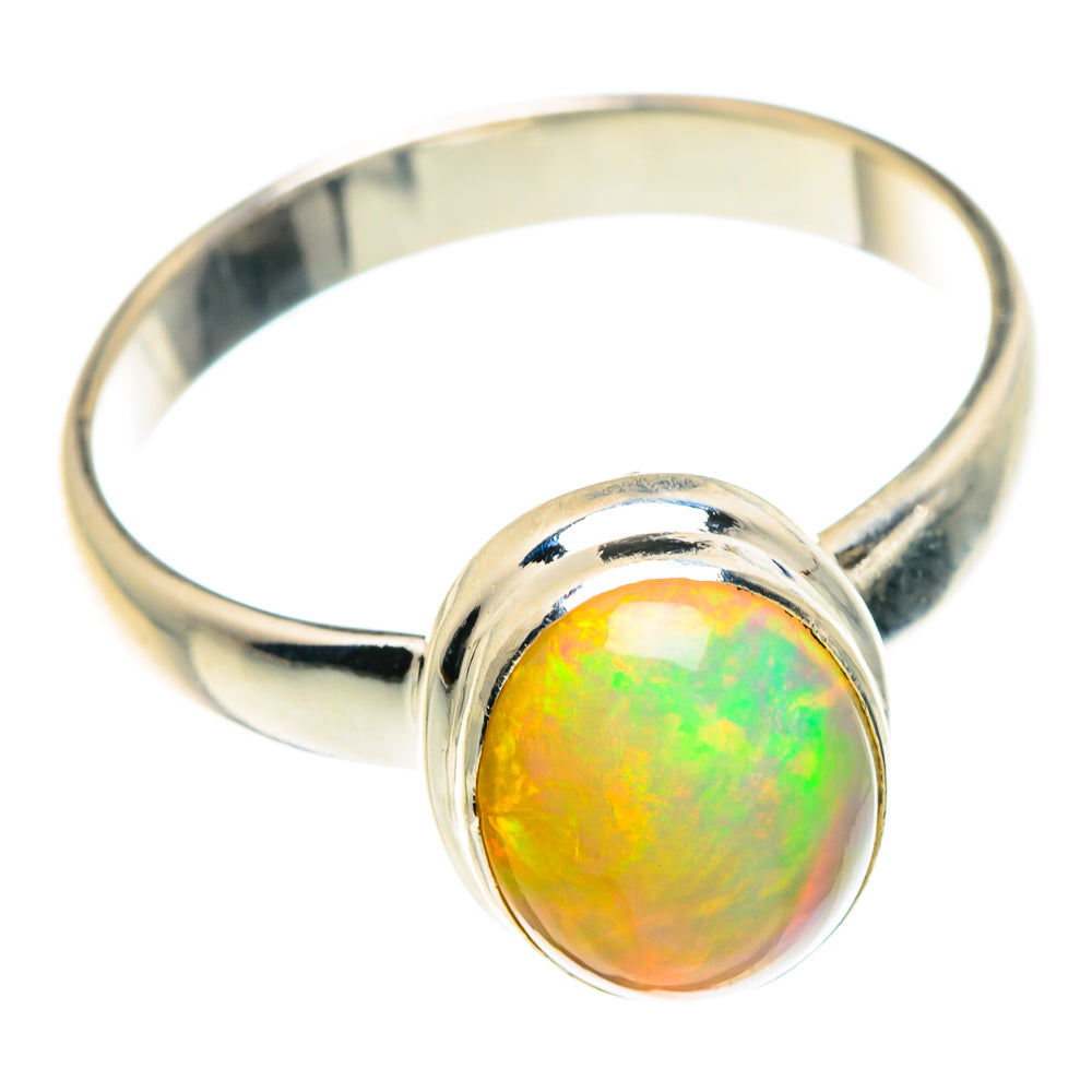 Ethiopian Opal Rings handcrafted by Anasilvercos - RING88251