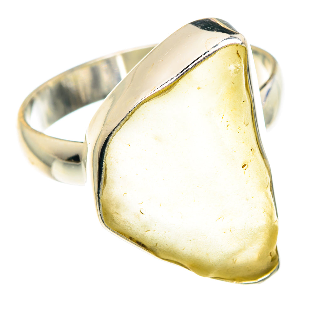 Libyan Desert Glass Rings handcrafted by Anasilvercos - RING88267