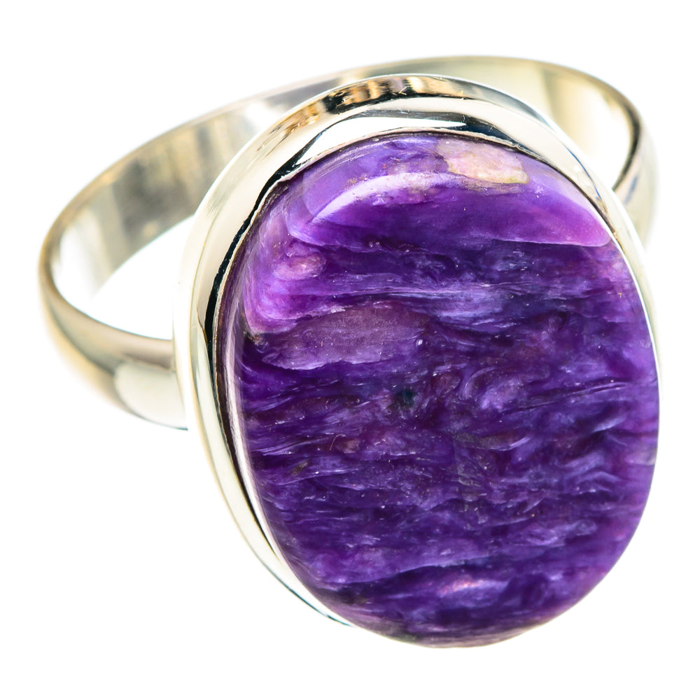Charoite Rings handcrafted by Anasilvercos - RING88272