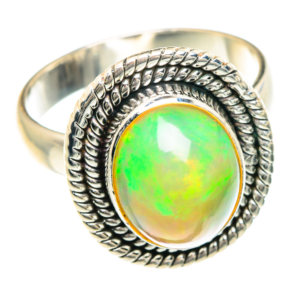 Ethiopian Opal Rings handcrafted by Anasilvercos - RING88279