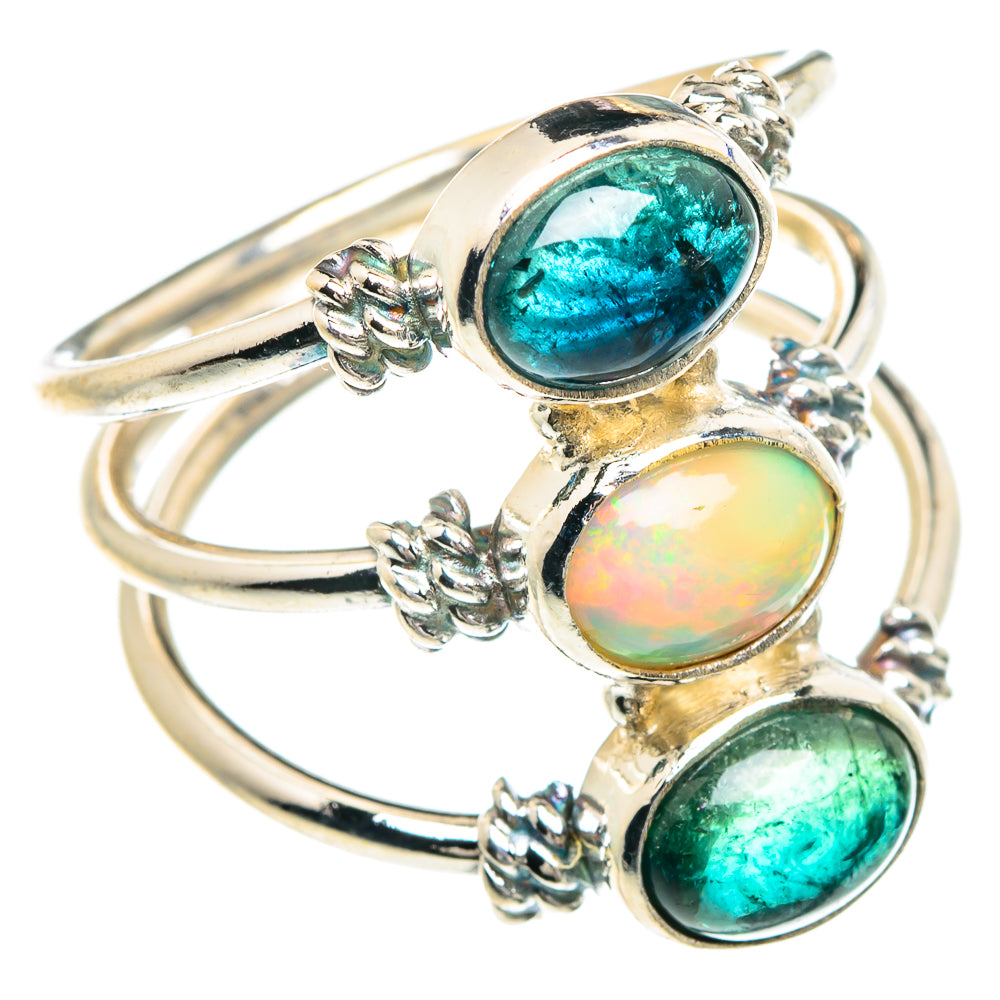 Ethiopian Opal Rings handcrafted by Anasilvercos - RING88280