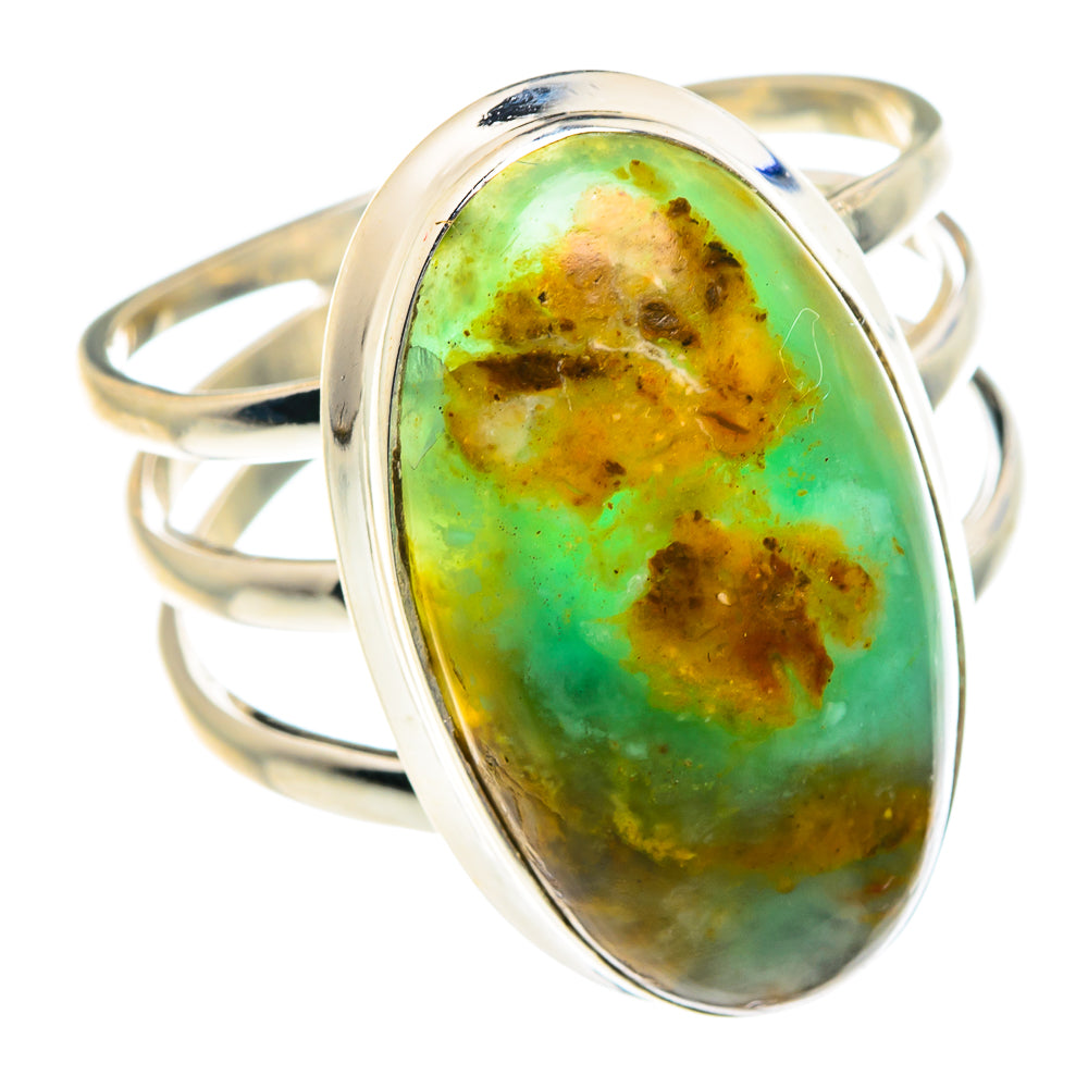 Peruvian Opal Rings handcrafted by Anasilvercos - RING88292