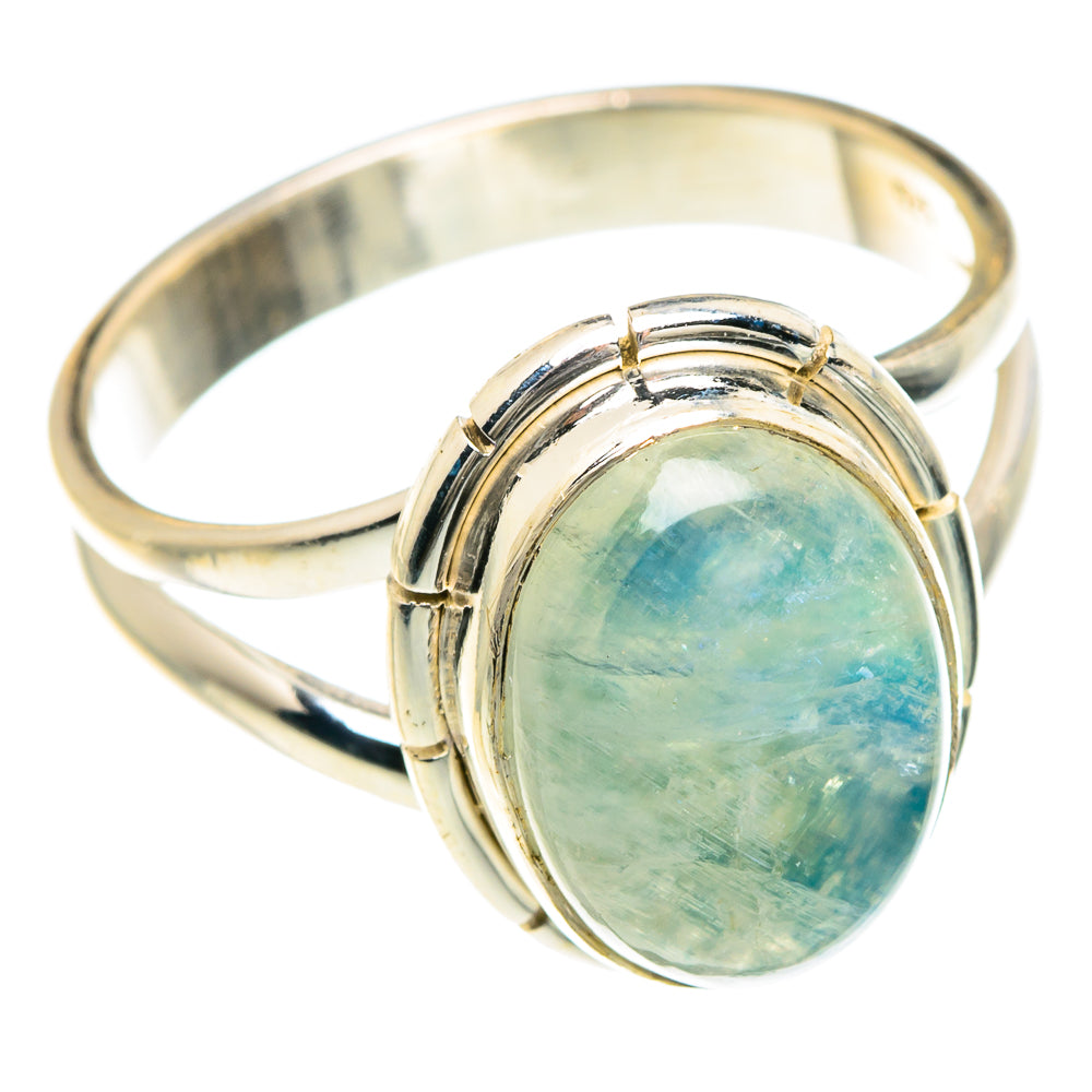 Rainbow Moonstone Rings handcrafted by Anasilvercos - RING88293