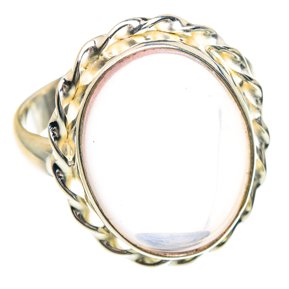 Rose Quartz Rings handcrafted by Anasilvercos - RING88301