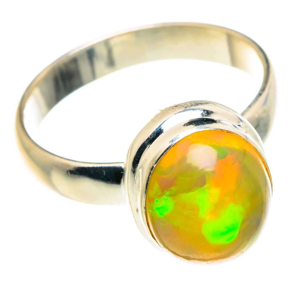 Ethiopian Opal Rings handcrafted by Anasilvercos - RING88306